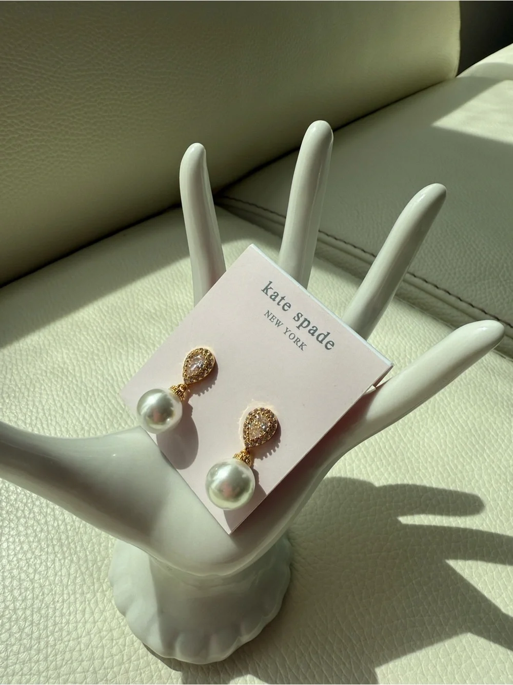 Kate‎ Spade Lady Marmalade Drop Pearl Earrings.